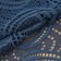 Lace elastic fabric, 180 mm × 2.7 ± 0.5 m, blue color