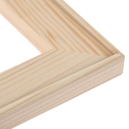 Piece for canvas Calligrata, 1.8 x 70 x 70 cm, frame width 36 mm, pine-2