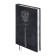 Dated 2025 diary, A5, 176 sheets of Escalada, solid cover of artificial leather, 3D design, foil, liesse embossing, cream block 70 g/m2, black