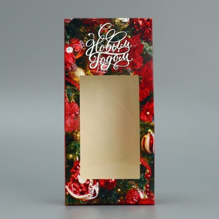 Folding box "New Year", 9 x 19 x 6 cm, New Year