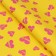 A set of glossy paper, "love is..." yellow, 3 sheets, 70 x 100 cm