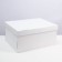 The box is folding, the lid is, white, 37 x 28 x 18 cm