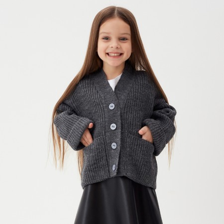 Cardigan Children's KAFTAN, size 36 (134-140 cm), gray