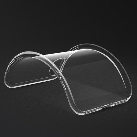 Hoco case for iPhone XR, polyurethane (TPU), thickness 0.8 mm, transparent-2