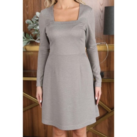 Women's dress, size 52, gray color-1