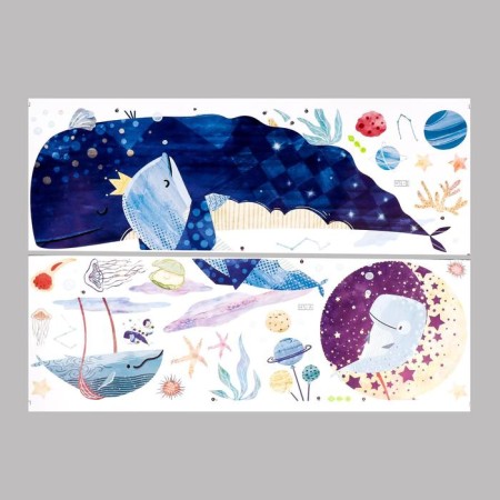 Sticking plastic interior color "Podimally - Lullaby" 30x90 cm set 2 sheets-1