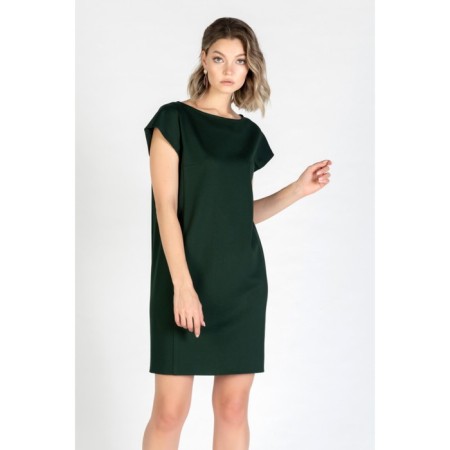Women's dress, size 44, green color-3