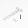Tundra opening limiter, PVC, surfacing, 4 positional, white