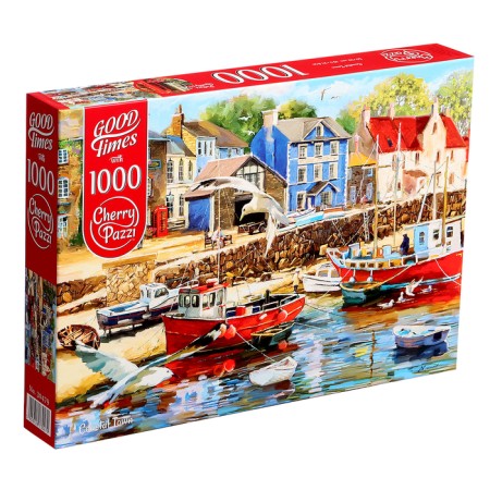 Puzzle "City on the coast", 1000 elements