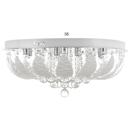 Chandelier 5953/600 CR chrome 8x40W E14 LED RGB PDU 50x50x25cm-17