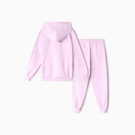 A set for a girl (sweatshirt, trousers) comb, lilac color, height 98 cm-6