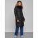 Coat insulated winter female, size 42, black color
