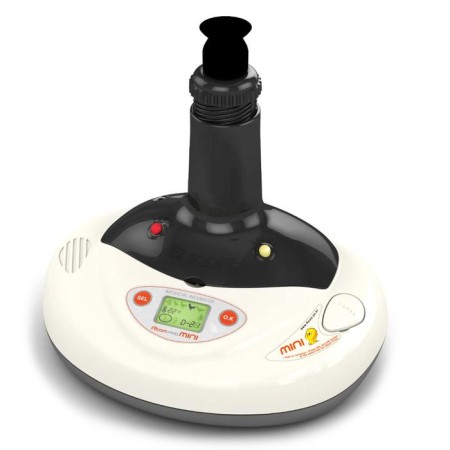 Incubator, 3 eggs, automatic coup, 220 V, with ovoscope, rcom mini