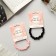 Hair gum "Sport" Wall, 5 cm, pink, black, mix
