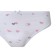 Panties female slips "heart", white color, size 46/m