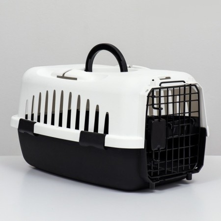 Carriage for animals, black and white