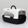 Carriage for animals, black and white