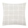Pillowcase decorative Ethel squares Milk, 45x45 cm polyester