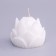 Figure candle "Lotus", 6x4.5 cm, white