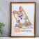Photo frame plastic 21x30 cm bronze (580)