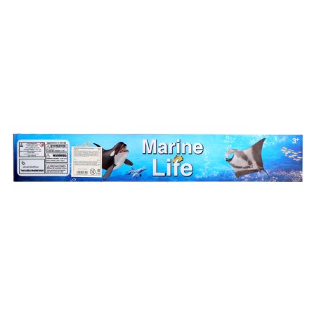 Set of marine animals "sea inhabitants", 6 figures-8