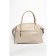 Female bag, genuine leather, ludor beige, 35x12x26 cm