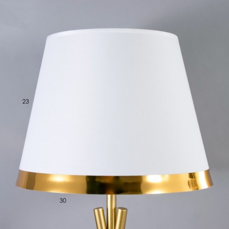 Venice table lamp E27 40W white-gold 28x28x50 cm Risalux-4