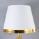 Venice table lamp E27 40W white-gold 28x28x50 cm Risalux
