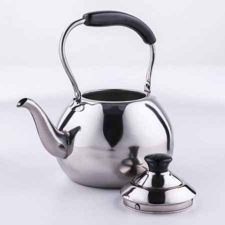 Teapot made of stainless steel Orchid, 2 l, silver color-1