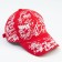 Minaku cap with inscriptions, red color, rr 58