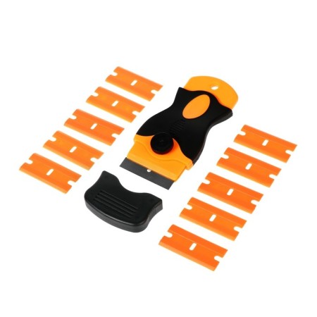 A car spatula for a car, 10 interchangeable blades