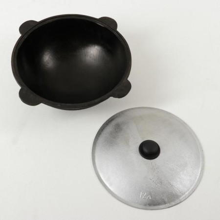 Set for pilaf: cauldron 12l, stove for cauldron, Schumovka 47cm, cook 47cm, frog 33cm-9