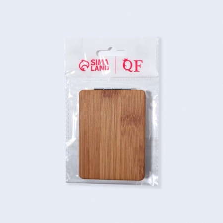 Mirror folding "bamboo", 6.4 × 9 cm, with an increase, color "dark tree"-6