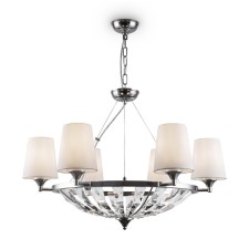 Suspension lamp Maytoni H021PL-06CH, E14, 6x40 W, 818x818x1370 mm, Chrome