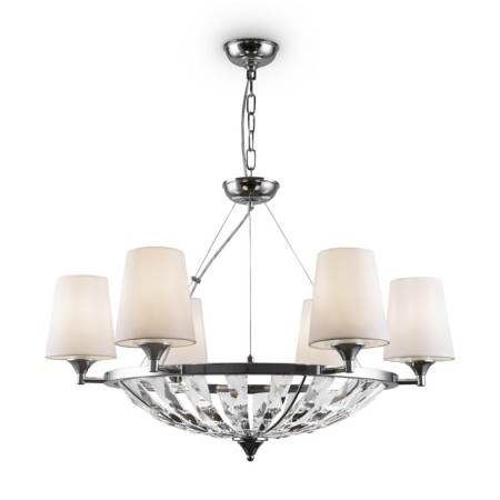 Suspension lamp Maytoni H021PL-06CH, E14, 6x40 W, 818x818x1370 mm, Chrome