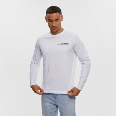 President longslevel, size XL, white color-1