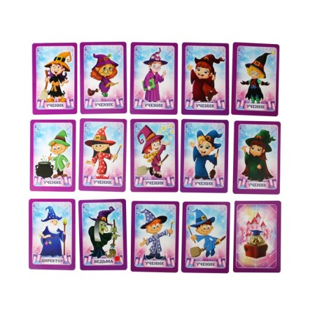 The game is a desktop "Mafia. School of Magic ", 28 cards-4
