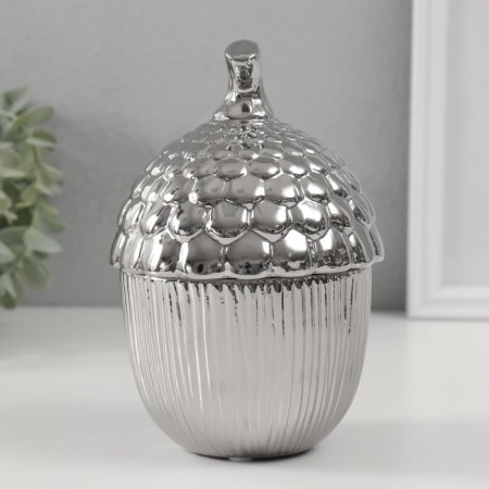 Coramics Coramics "Bookflow" silver 12x12x18 cm-1
