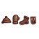 Figure from confectionery glaze "Knitted things", 60 g