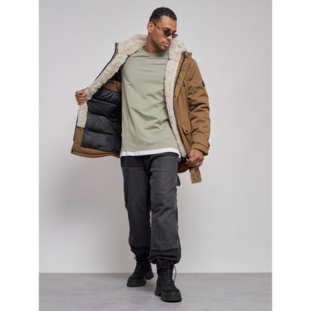 Winter male park, size 56, mustard color-10