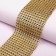 Ribbon with imitation of rhinestones, 6 cm, 9 ± 1 m, gold color