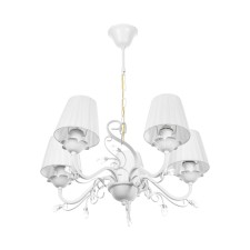 Valencia chandelier 5x40W E14 Patino white 58x58x44 cm Bayerlux