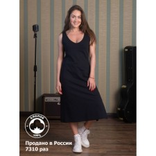 Female dress, size 54, black color