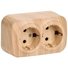 IEK ERH21-K34-16 GLORY, OP, 2 sockets, OP GLORY RS22-3-XC, 16A, with grounding