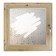 Window 80x80 cm, "drops on glass", single -chamber double -glazed window, needles
