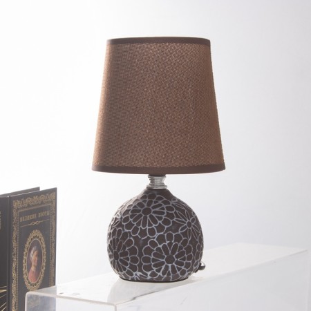 Elis table lamp E14 40W brown 13x13x25 cm-5