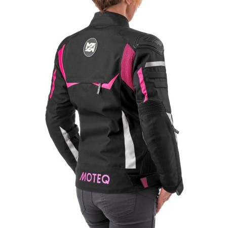 Women's textile jacket bonnie, size XXS, black, pink-3