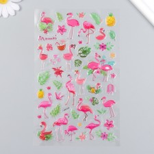 Plastic sticker volumetric 