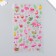 Plastic sticker volumetric "flamingo" 14.5x26 cm