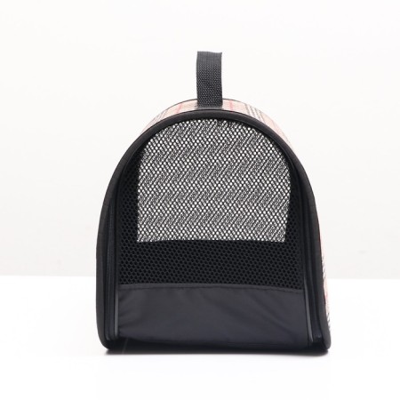 Bag - Carpetbegger transportation, 36.5 x 22 x 22 cm, checkered-3